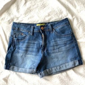 YMI High waisted jean shorts 5